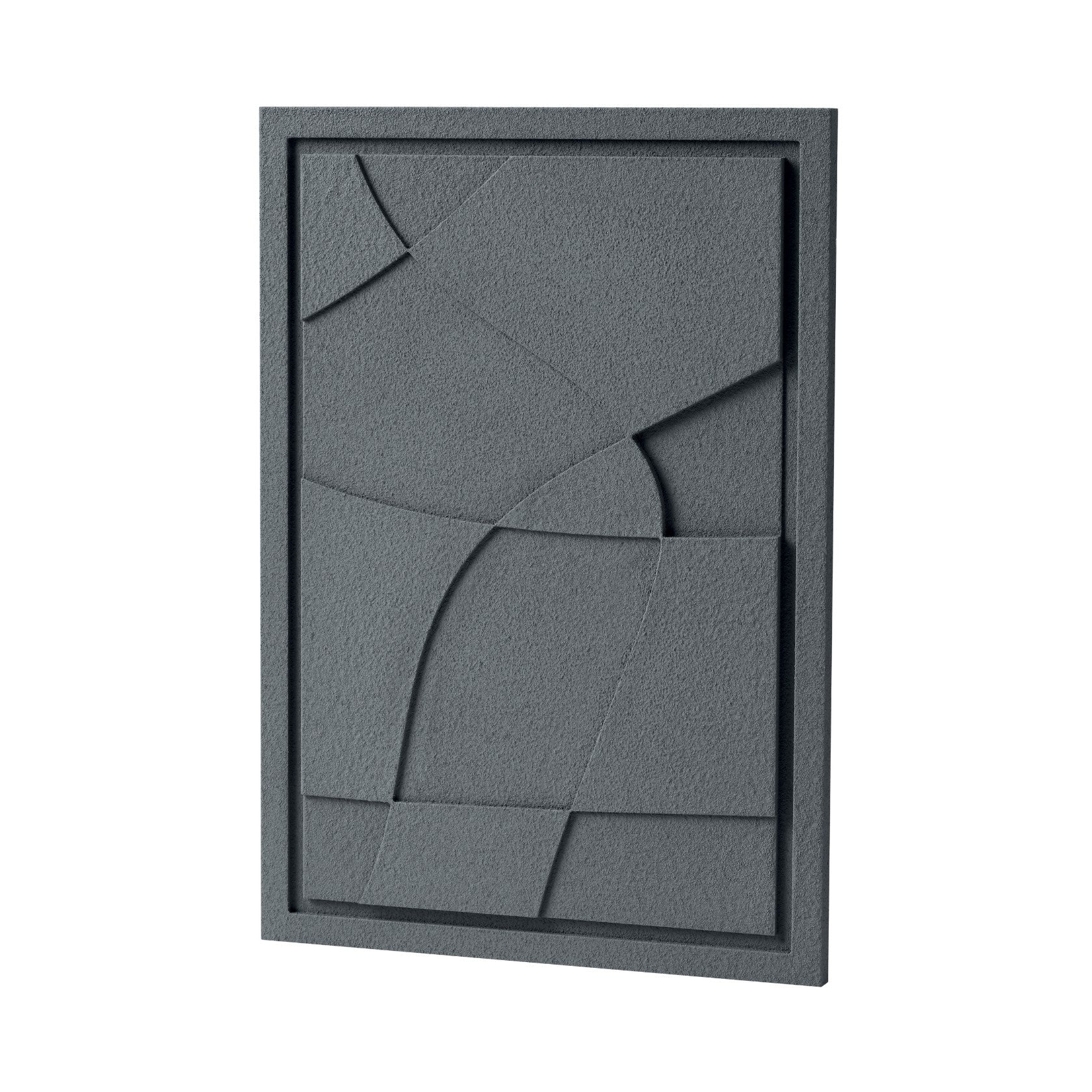 Wall Decor 500x700x18mm ABSTRACT 5 MURSO Smokey Gray