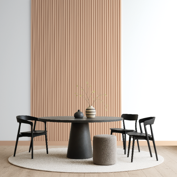 Panel ścienny THALIA02 179x15mm Creativa by Cezar Biały mat 2,80m