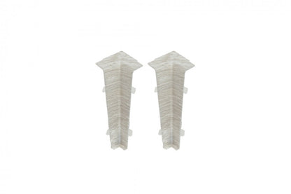 Narożnik wewnętrzny do listwy przypodłogowej Hi Line 23,4x75mm 1kpl=2szt Cezar Jesion Santiago Mat