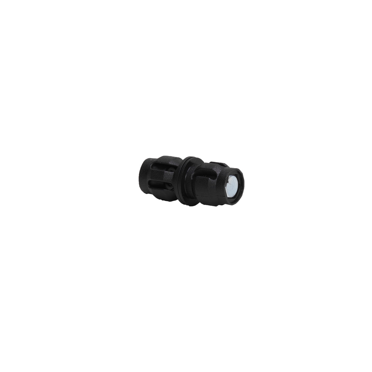 Łącznik prosty do rury okrągłej 20x1mm Cezar Czarny RAL9005 mat