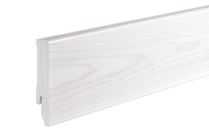 LPC-51 skirting board 80x14mm Cezar Powder Snow Mat 2.20m