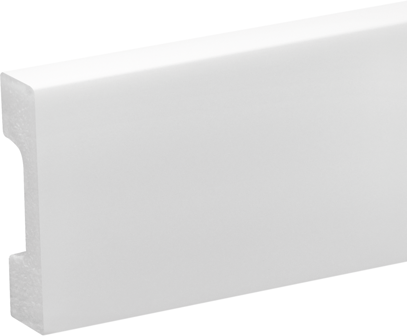 Listwa przypodłogowa LPC-27 57x16mm Cezar Biały Mat 2,44m