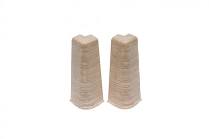 External corner for Hi Line skirting board 23.4x75mm 1 set = 2 pcs Cezar Malay Oak Matt