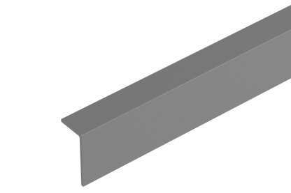 Kątownik PVC 30x10x1,1mm Cezar Szary Ciemny RAL7037 Mat 2,75m
