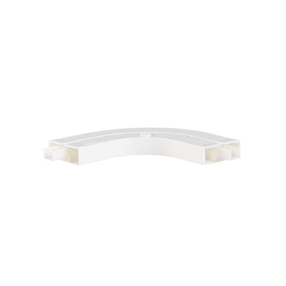 PVC end bend for PROLINE1 Cezar White rail