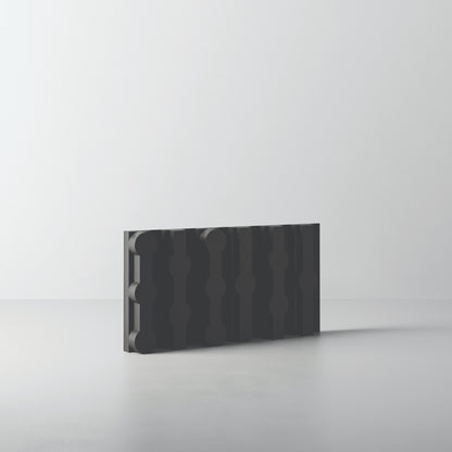 CLICKform zestaw klocków MILO 6 elementów MURSO Czarny RAL9005 Mat 0,19m