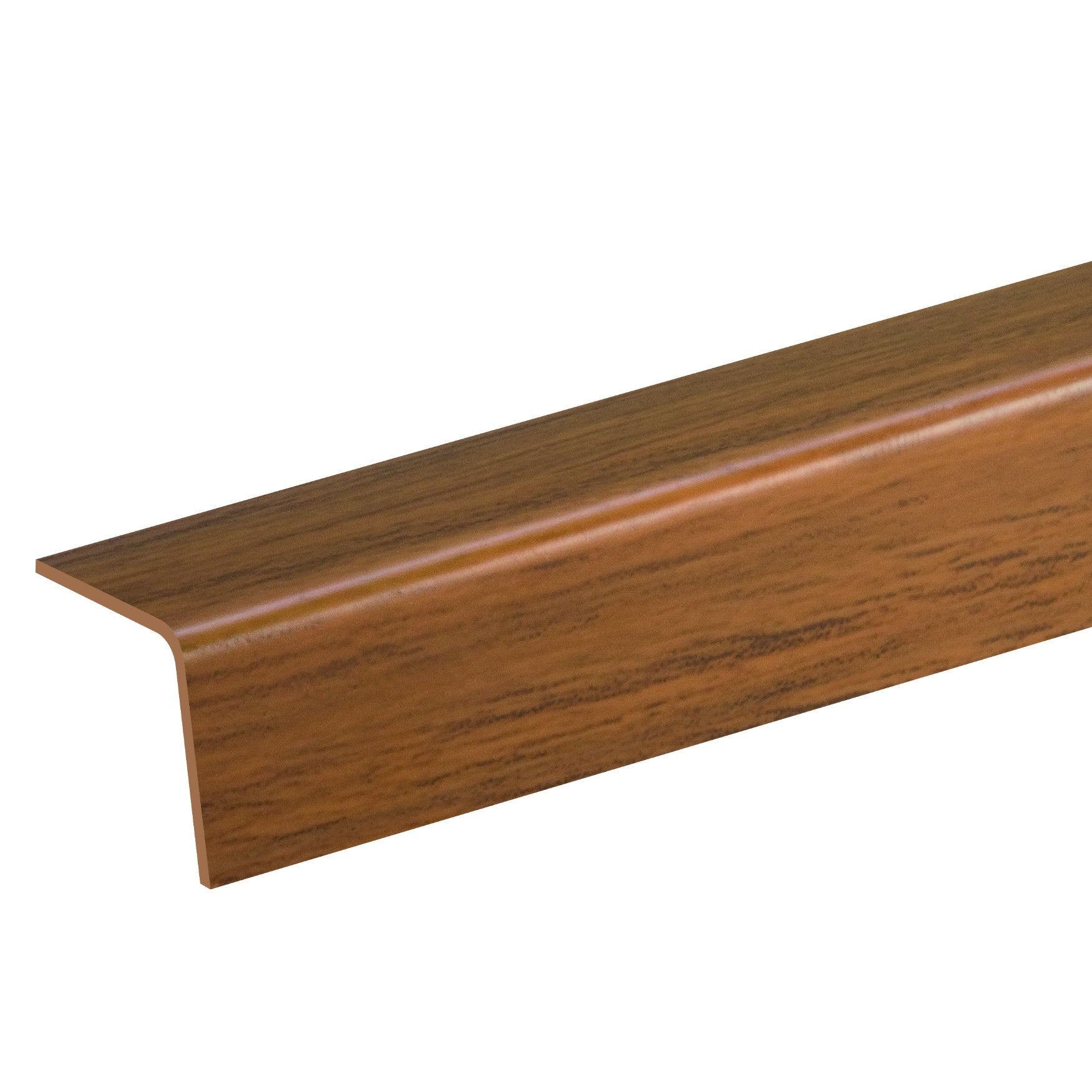 Kątownik PVC 20x20x1,1mm Cezar Orzech Mat 2,75m