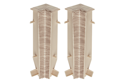 Internal corner for MASTERLINE skirting board 13x80mm 1 set = 2 pcs Cezar Chalky brown Mat