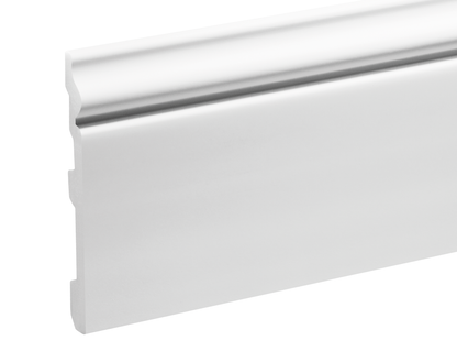 Listwa przypodłogowa LPC-22 117x14,5mm Cezar Biały Mat 2,44m