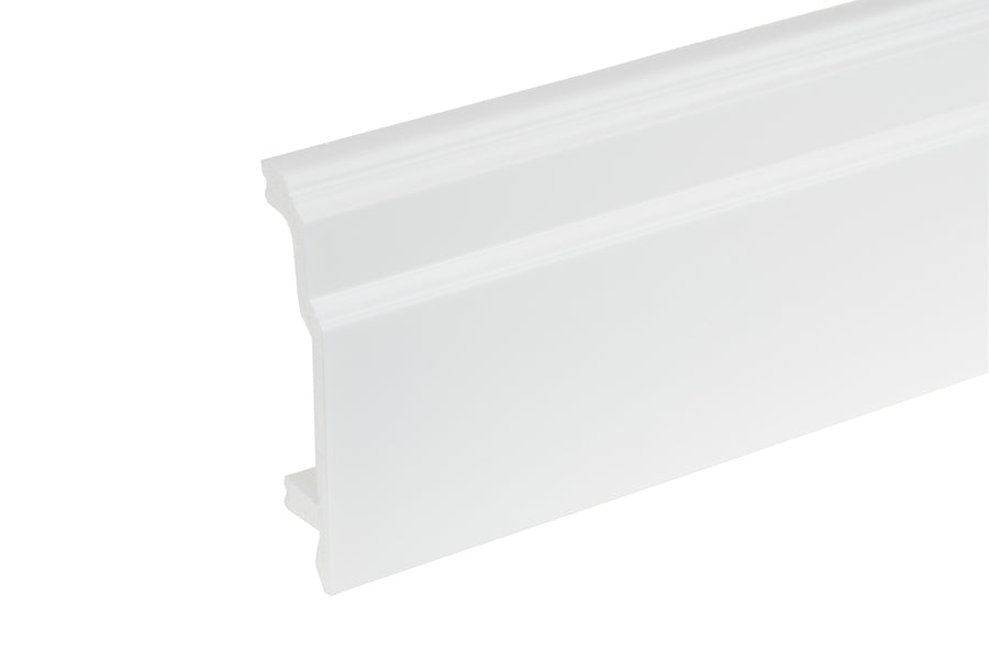 Listwa przypodłogowa LPC-26 103x22mm Cezar Biały Mat 2,44m