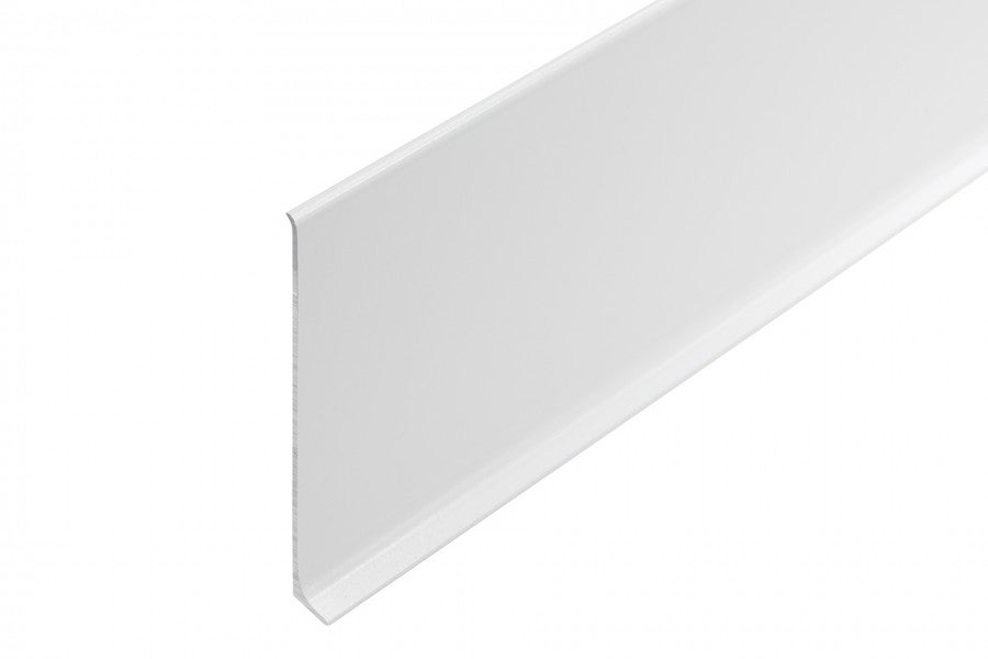 Listwa przypodłogowa aluminiowa 100mm Cezar Biały RAL9003 Mat 2,50m