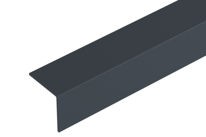 PVC angle 10x10x1.1mm Cezar Anthracite RAL7016 Matt 2.75m