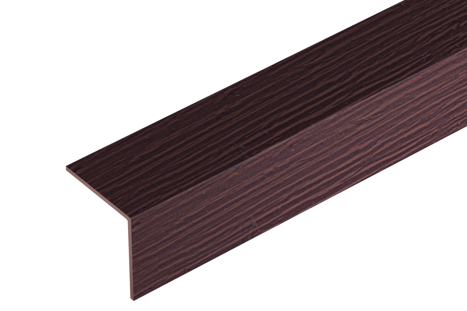 ПВХ-уголок 30x30x1,1 мм, коврик Cezar Wenge 2,75 м