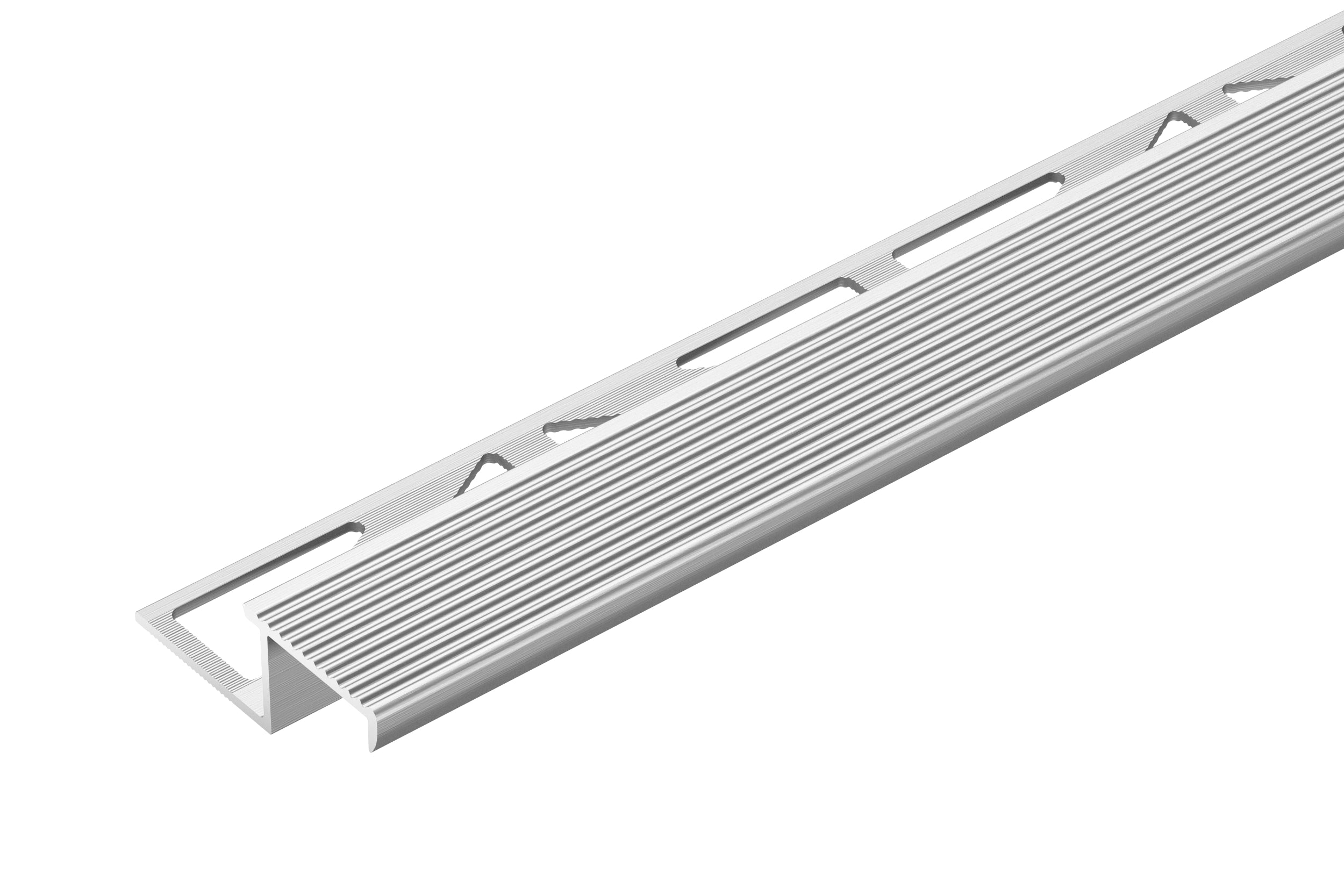 Profil schodowy aluminiowy ZET Cezar Naturalny surowy 3m