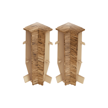 Внутренний угловой профиль для плинтуса MASTERLINE 15x60 мм, 1 комплект = 2 шт., коврик Cezar Korfu.