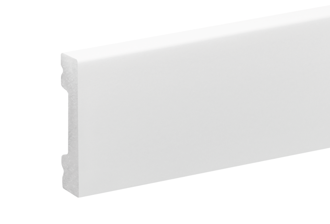 Listwa przypodłogowa LPC-36 40x10mm Cezar Biały Mat 2,44m
