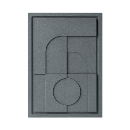Wall Decor 350x500x18mm GEOMETRIC 5 MURSO Smokey Grey