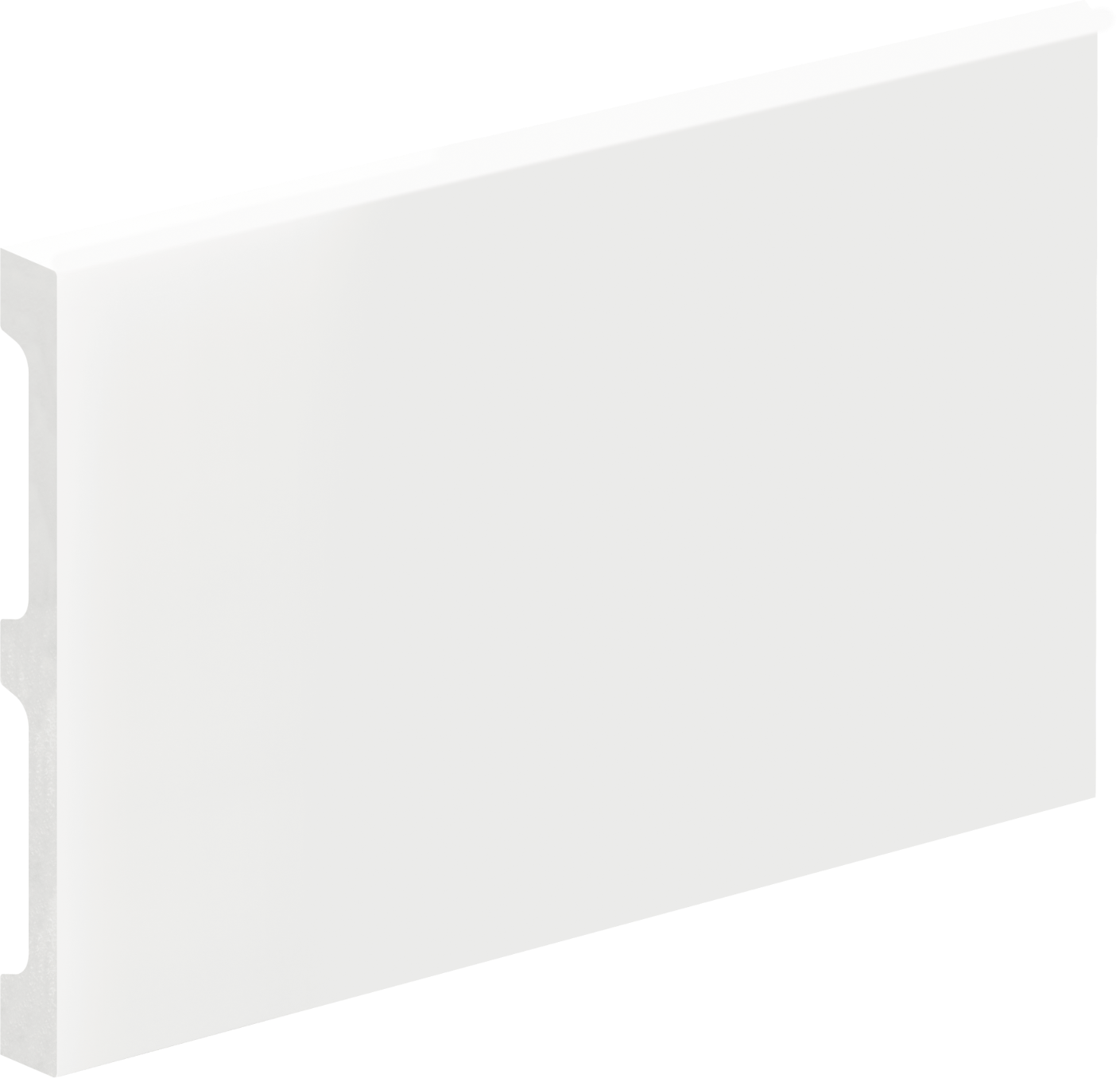 Listwa przypodłogowa LPC-68 151,4x16,6mm Cezar Biały mat 2,44m