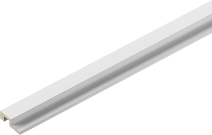 Стеновая панель THALIA02 179x15 мм, матовый белый, цвет Cezar, 2,80 м