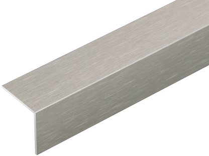 Kątownik aluminiowy 20x20x1mm Cezar Tytan Szczotkowany mat 2,60m