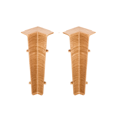 Narożnik wewnętrzny do listwy przypodłogowej Hi Line 23,4x75mm 1kpl=2szt Cezar Dąb Dublin Mat