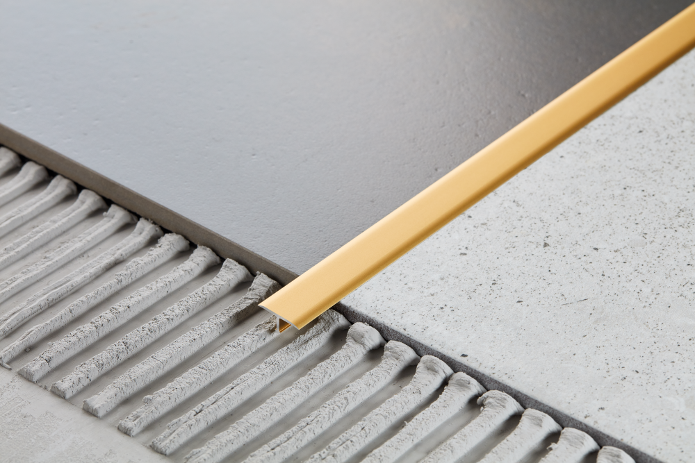 Profil fugowy gładki aluminiowy 20mm Cezar Srebrny Mat 2,50m