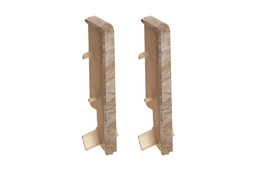 Connector for MASTERLINE skirting board 15x60mm 1 set = 2 pcs Cezar Pacyfik Mat