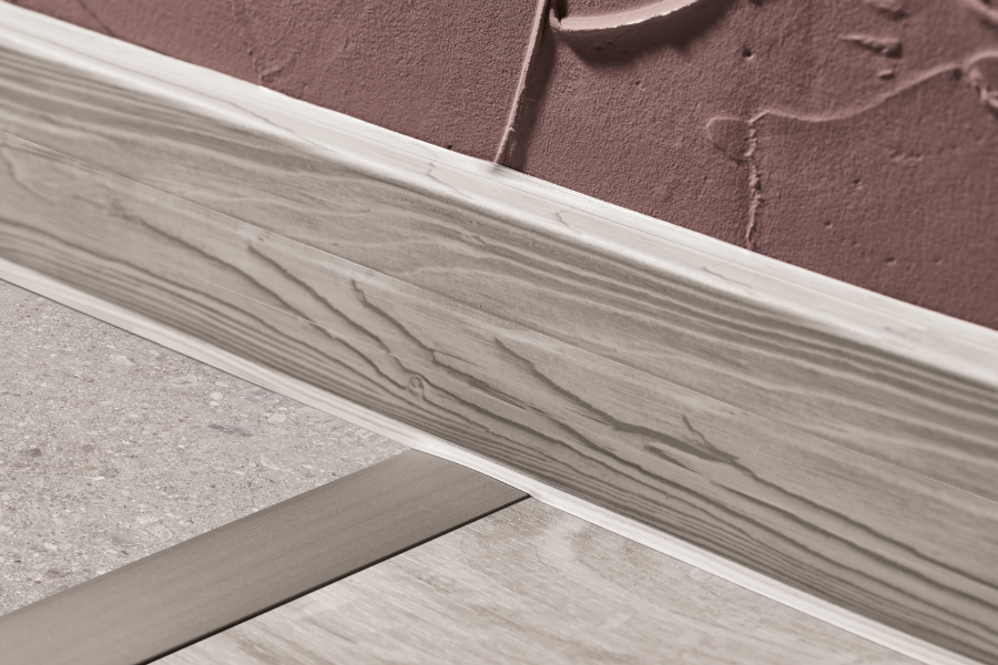 Narożnik zewnętrzny+RAK do listwy przypodłogowej Cezar60 20x60mm 1kpl=2szt(NZ+RAK) Cezar Maestro Świerk Mat