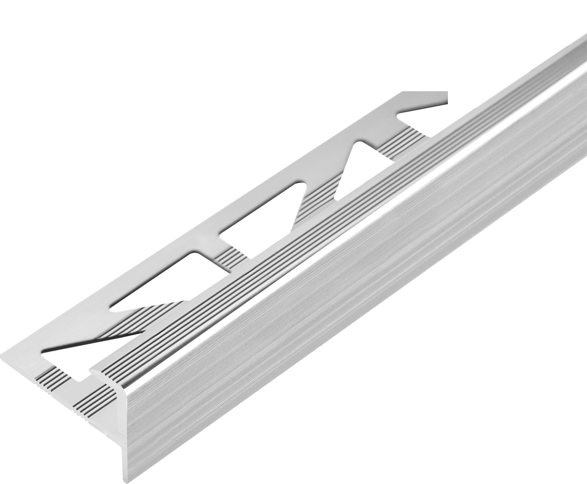 Profil schodowy aluminiowy CL Cezar Naturalny surowy 2,50m