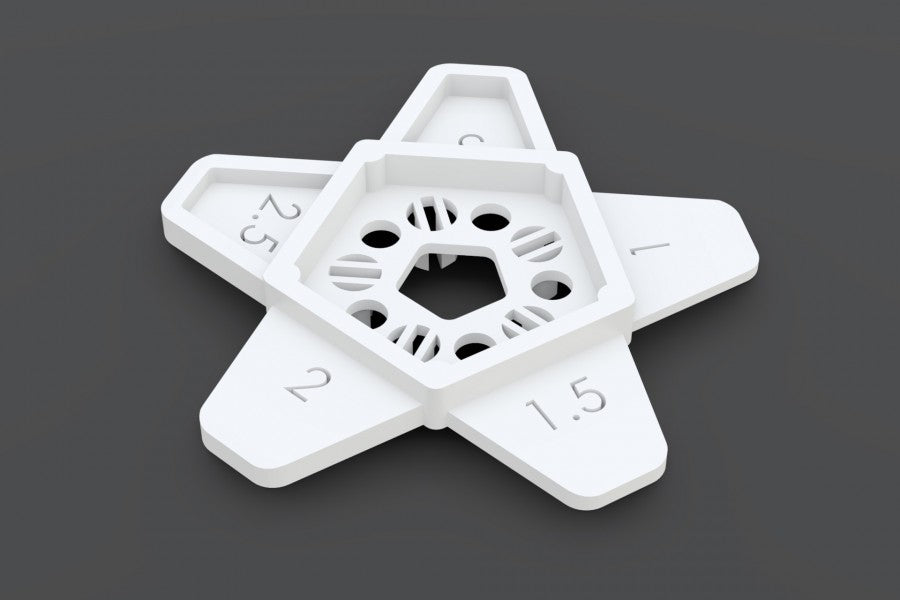 Multispacer płaski I akcesoria do montażu płytek 50szt.