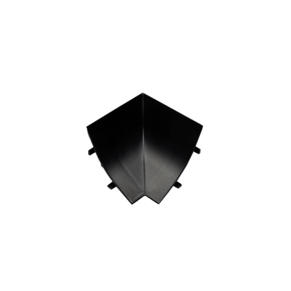 End caps for the countertop strip, wide concave, BL33, internal corner, 1 set = 2 pcs, 1B thick
