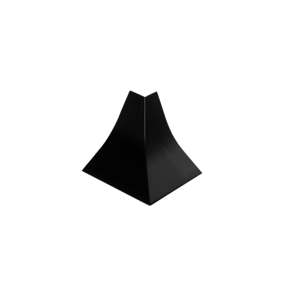End caps for the countertop strip, wide concave, BL33, external corner, 1 set = 2 pcs, 1B thick