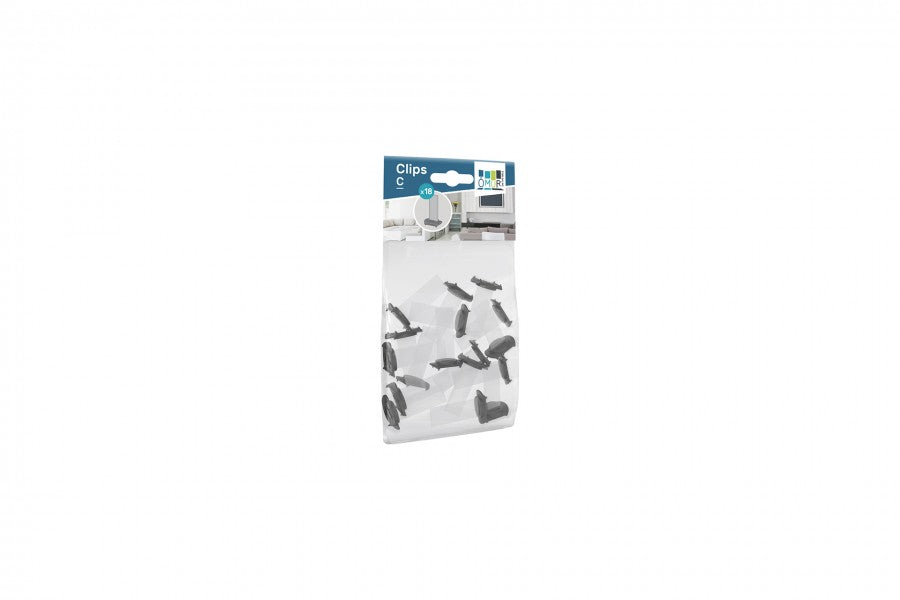 Clips with tape for mounting floor panels on walls, 18 pcs.