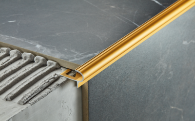 Profil schodowy półokrągły mały aluminium anoda 2,5m Srebrny