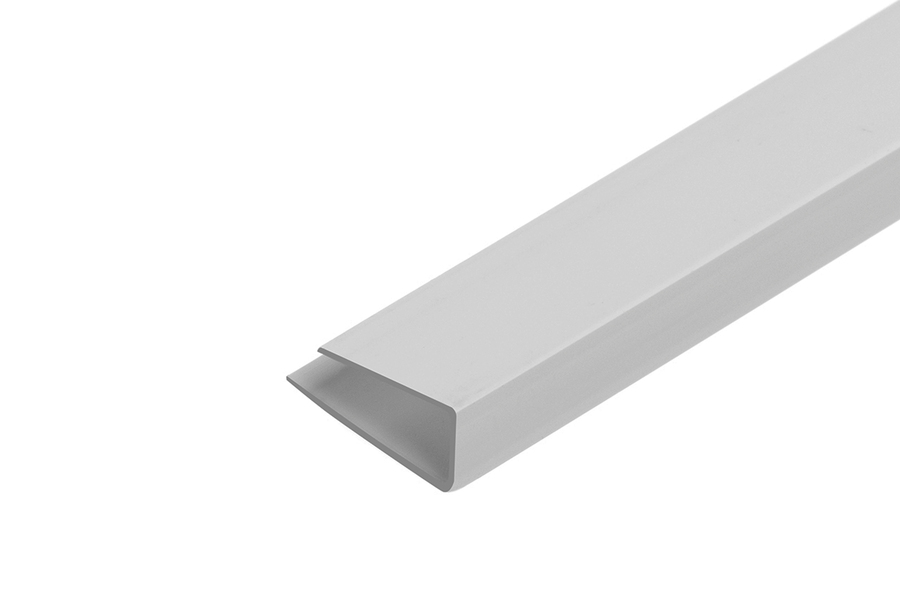 PVC starting trim Cezar L=3,00m Light Grey 