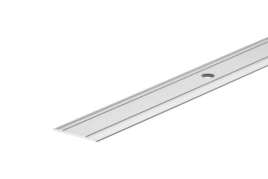 Profil progowy płaski aluminium anoda 30mm 2m Srebrny 