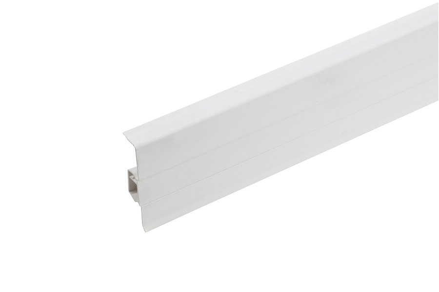 Listwa przypodłogowa CEZAR60 PVC mat 60mm 2,5m Biała 