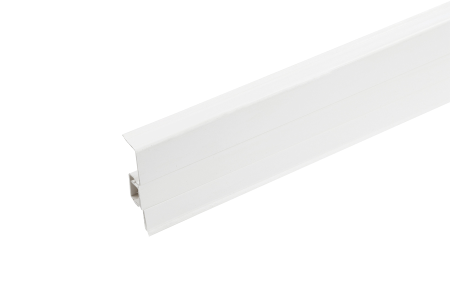 PVC skirting board CEZAR60 Cezar L=2,50m White Glossy 