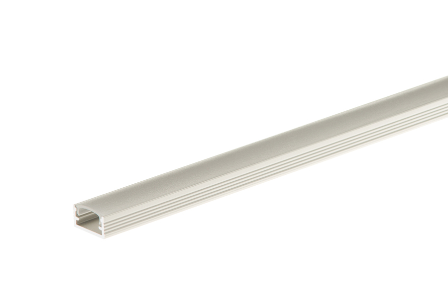 Aluminium profile for LED strip lightings 14x7mm with frozen cover Cezar L=1,00m Silver 