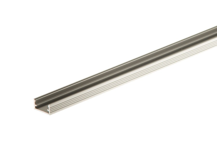 Aluminium profile for LED strip lightings 14x7mm Cezar L=2,00m Silver 