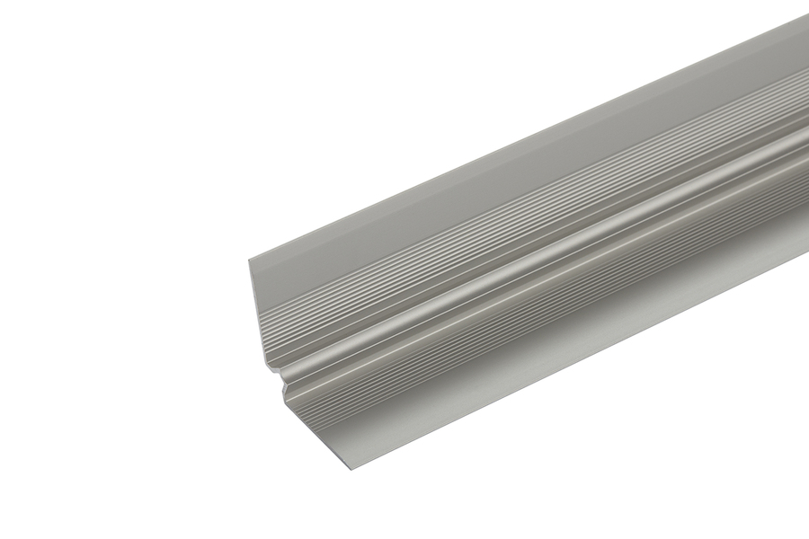 Profil wewnętrzny do paneli LVT aluminium anoda 5mm 2,7m Srebrny 
