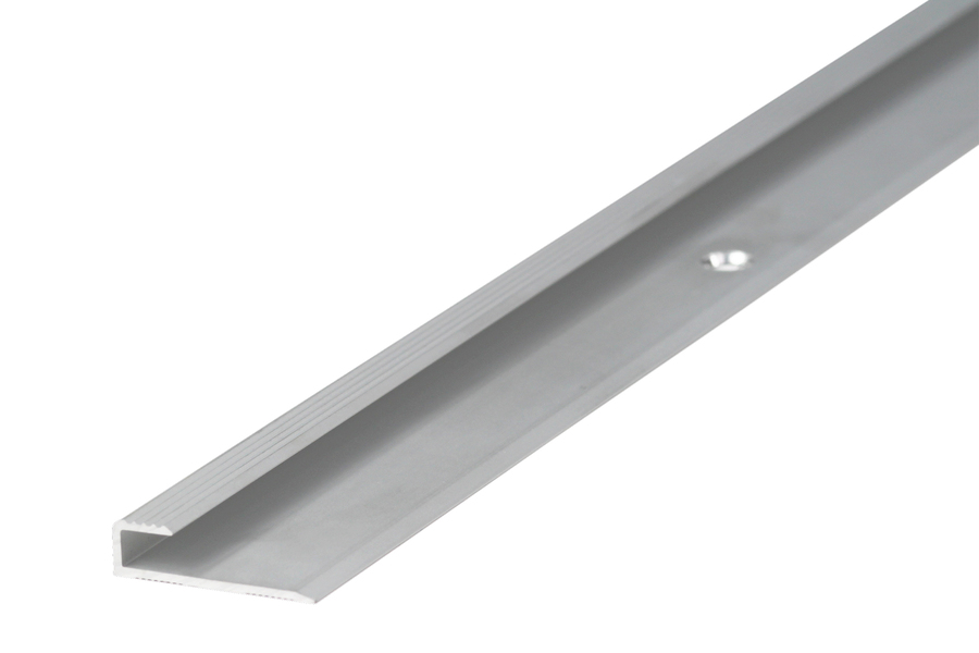 Profil zakończeniowy do paneli LVT aluminium anoda 5,1mm 0,9m Srebrny 