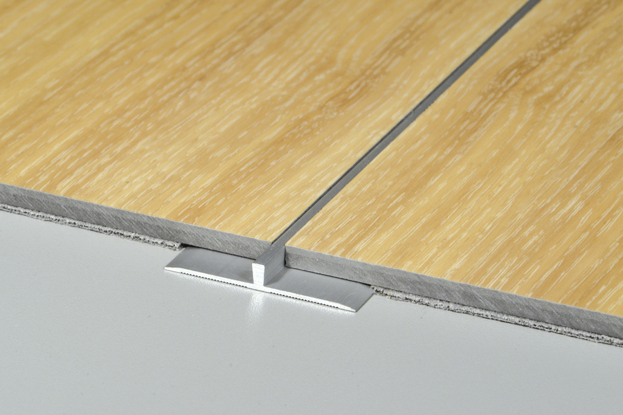Profil do paneli LVT dylatacyjny aluminium anoda 3mm 0,9m Szampan 