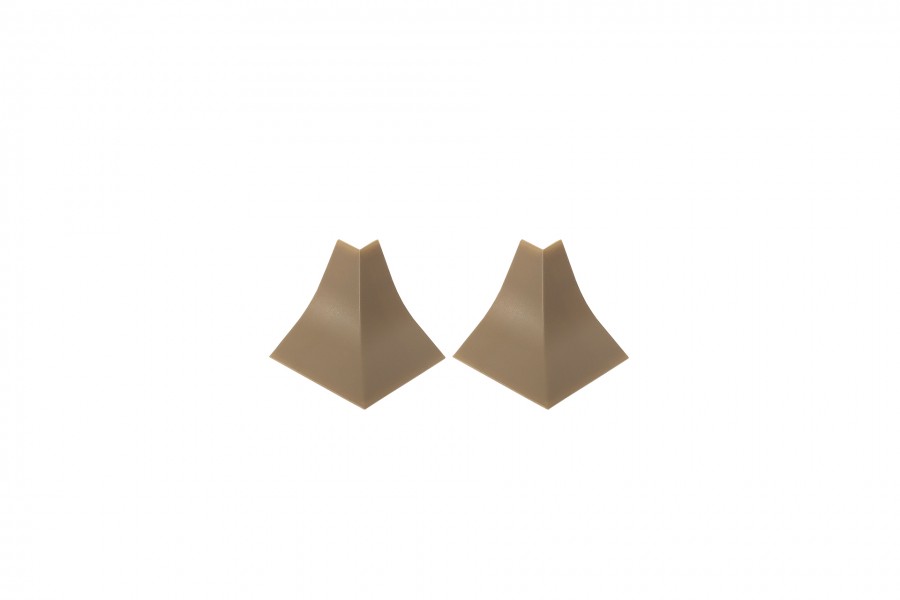 Narożnik zewnętrzny do listwy przyblatowej wklęsłej szerokiej BL 33 Dąb Sonoma 2szt. 