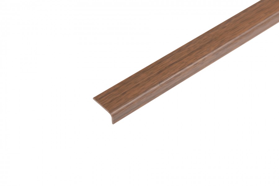 PVC Corner 20*10*1,1mm Cezar L=2,75m Walnut 