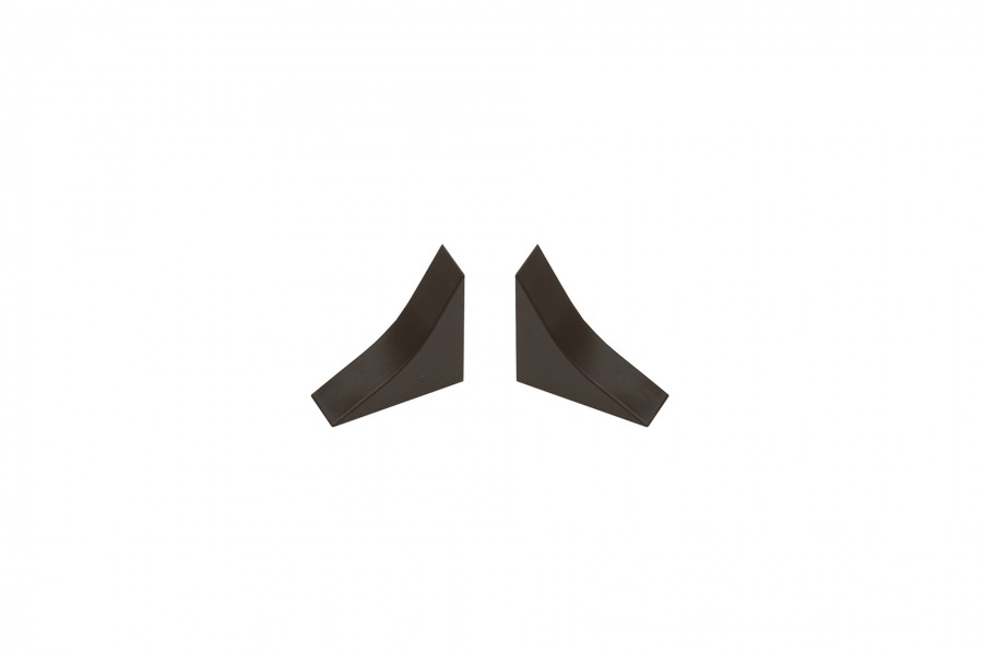 Zaślepka do listwy przyblatowej wklęsłej szerokiej BL 33 Orzech Tosca 10szt. 