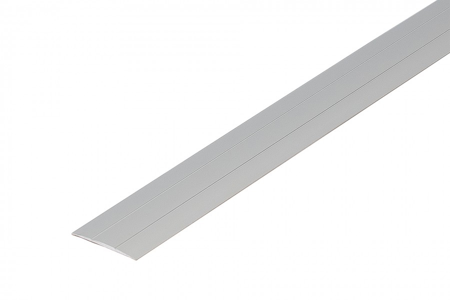 Profil progowy płaski klejony aluminium anoda 38mm 0,9m Srebrny 